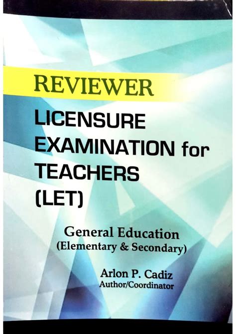 licensure examination for teachers reviewer